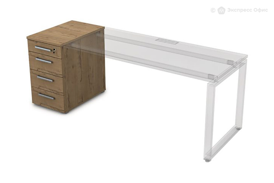  Тумба для документов приставная с ящиками Gloss 9Т.002 Teakwood - фото товара 1 из 1