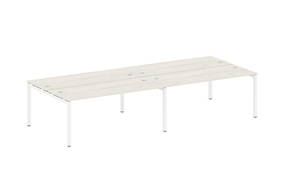 Бенч-стол на 4 раб.места на П-образном м/к Metal system quattro 50x50 50БП.СМ-4.5 - фото товара 1 из 3