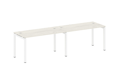 Бенч-стол на 2 раб.места на П-образном м/к Metal system quattro 50x50 50БП.СМ-2.3 - фото товара 1 из 3