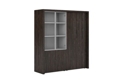 Шкаф для документов комбинированный и гардероб с декоративной обвязкой Era JR517 - фото товара 1 из 3
