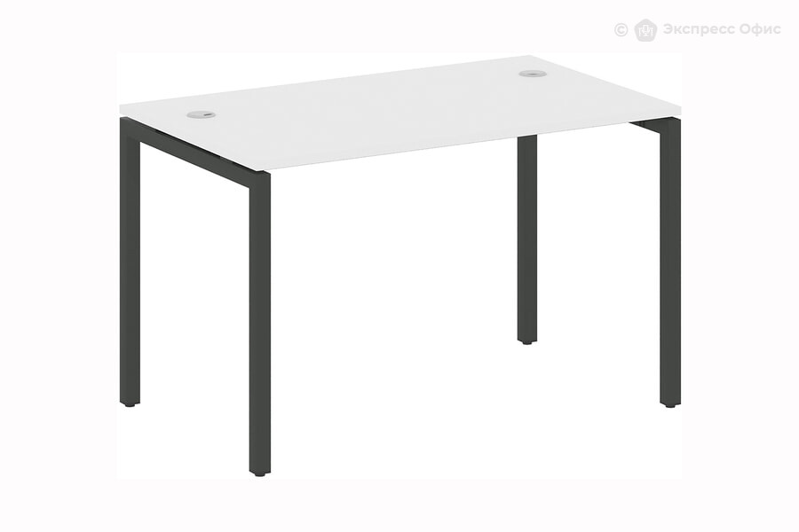  Стол письменный на П-образном м/к Metal system quattro 40x40 40БП.СП-2 Белый/Металл антрацит - фото товара 1 из 1