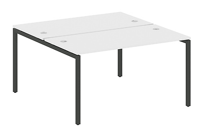 Стол-бенч двойной на П-образном м/к Metal system quattro 40x40 40БП.РАС-СП-2.3 - фото товара 1 из 3
