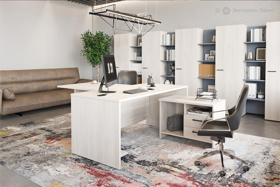 Офисная мебель для персонала Lemo Сосна Скандинавия - фото товара 5 из 14