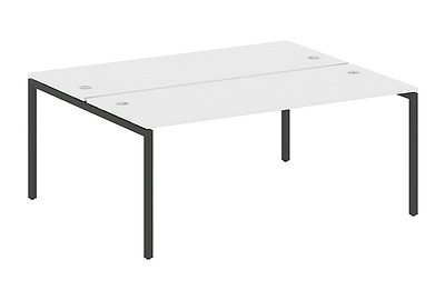 Стол-бенч двойной на П-образном м/к Metal system quattro 40x40 40БП.РАС-СП-2.5 - фото товара 1 из 3