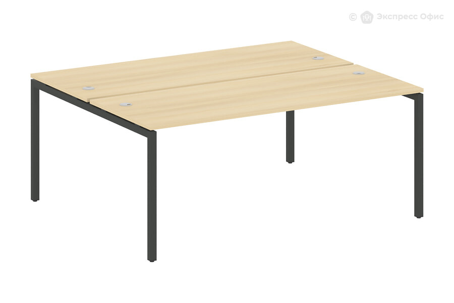  Бенч-стол на П-образном м/к Metal system quattro 40x40 40БП.РАС-СП-2.5 Акация Лорка/Металл антрацит - фото товара 1 из 1