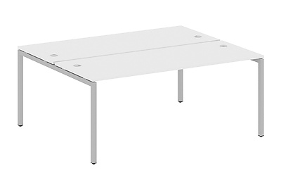Стол-бенч двойной на П-образном м/к Metal system quattro 40x40 40БП.РАС-СП-2.5 - фото товара 1 из 3