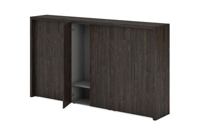 Шкаф для документов средний и гардероб с декоративной обвязкой Era JR501 - фото товара 1 из 3