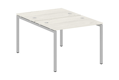 Стол-бенч двойной на П-образном м/к Metal system quattro 40x40 40БП.РАС-СП-2.1 - фото товара 1 из 3