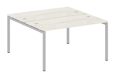 Стол-бенч двойной на П-образном м/к Metal system quattro 40x40 40БП.РАС-СП-2.3 - фото товара 1 из 3