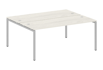 Стол-бенч двойной на П-образном м/к Metal system quattro 40x40 40БП.РАС-СП-2.5 - фото товара 1 из 3