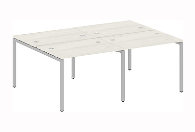 Стол-бенч двойной на 4 раб.места на П-образном м/к Metal system quattro 40x40 40БП.СМ-4.1 - фото товара 1 из 3