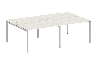 Стол-бенч двойной на 4 раб.места на П-образном м/к Metal system quattro 40x40 40БП.СМ-4.2 - фото товара 1 из 3