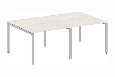 Стол для переговоров (2 столешницы) на П-образном м/к Metal system quattro 40x40 40БП.ПРГ-2.1 - фото товара 1 из 3
