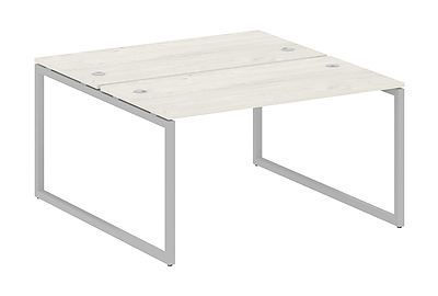 Стол-бенч двойной на О-образном м/к Metal system quattro 40x40 40БО.РАС-СП-2.3 - фото товара 1 из 4