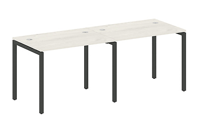 Стол-бенч линейный на 2 раб.места на П-образном м/к Metal system quattro 40x40 40БП.СМ-2.1 - фото товара 1 из 3