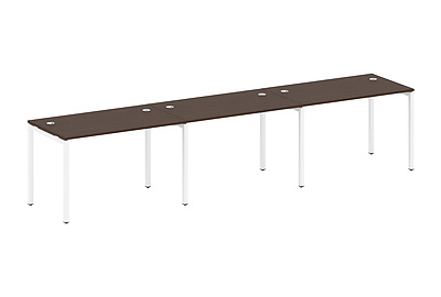 Бенч-стол на 3 раб.места на П-образном м/к Metal system quattro 40x40 40БП.СМ-3.2 - фото товара 1 из 3