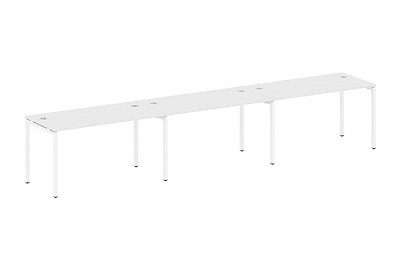 Стол-бенч линейный на 3 раб. места на П-образном м/к Metal system quattro 40x40 40БП.СМ-3.3 - фото товара 1 из 3
