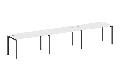 Стол-бенч линейный на 3 раб. места на П-образном м/к Metal system quattro 40x40 40БП.СМ-3.3 - фото товара 1 из 3