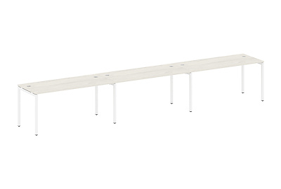 Стол-бенч линейный на 3 раб.места на П-образном м/к Metal system quattro 40x40 40БП.СМ-3.4 - фото товара 1 из 3