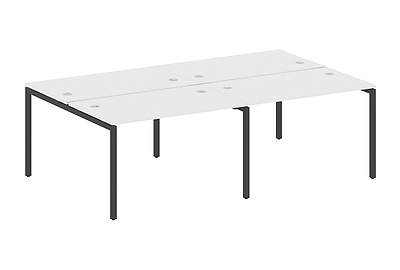 Стол-бенч двойной на 4 раб. места на П-образном м/к Metal system quattro 40x40 40БП.СМ-4.2 - фото товара 1 из 3