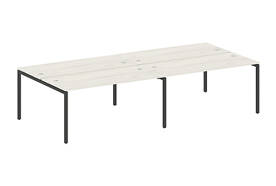 Стол-бенч двойной на 4 раб.места на П-образном м/к Metal system quattro 40x40 40БП.СМ-4.4 - фото товара 1 из 3