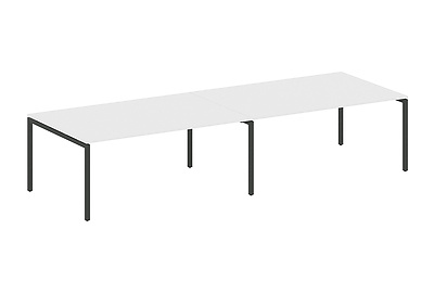 Стол для переговоров (2 столешницы) на П-образном м/к Metal system quattro 40x40 40БП.ПРГ-2.5 - фото товара 1 из 3