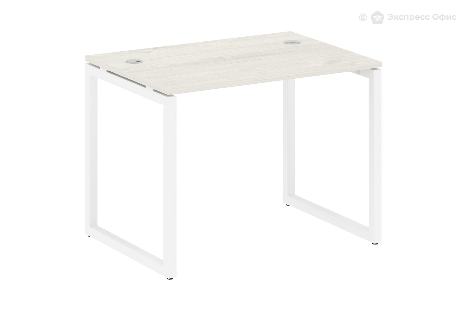Стол письменный на О-образном м/к Metal system quattro 40x40 40БО.СП-1 - фото товара 1 из 3