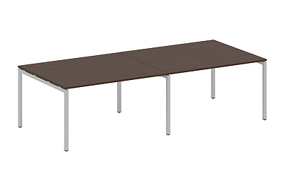 Стол для переговоров (2 столешницы) на П-образном м/к Metal system quattro 40x40 40БП.ПРГ-2.3 - фото товара 1 из 3