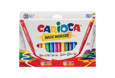 Фломастеры Carioca Magic Markers 20 штук (41369) - фото товара 1 из 2