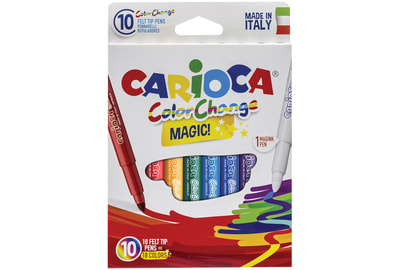Фломастеры Carioca Color Change 10 штук (42737) - фото товара 1 из 2