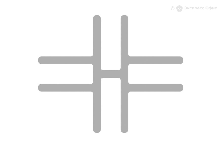  Крепление для экранов (комплект соединителей Х-образных 2шт.) R-line AP.S-XO Серый - фото товара 2 из 3