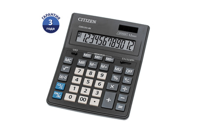 Калькулятор настольный Citizen 12 разрядов (CDB1201-BK) - фото товара 1 из 3
