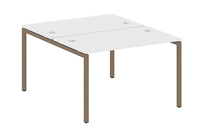 Стол-бенч двойной на П-образном м/к Metal system quattro 40x40 40БП.РАС-СП-2.2 - фото товара 1 из 3