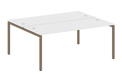 Стол-бенч двойной на П-образном м/к Metal system quattro 40x40 40БП.РАС-СП-2.5 - фото товара 1 из 3