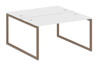 Стол-бенч двойной на О-образном м/к Metal system quattro 40x40 40БО.РАС-СП-2.3 - фото товара 1 из 4