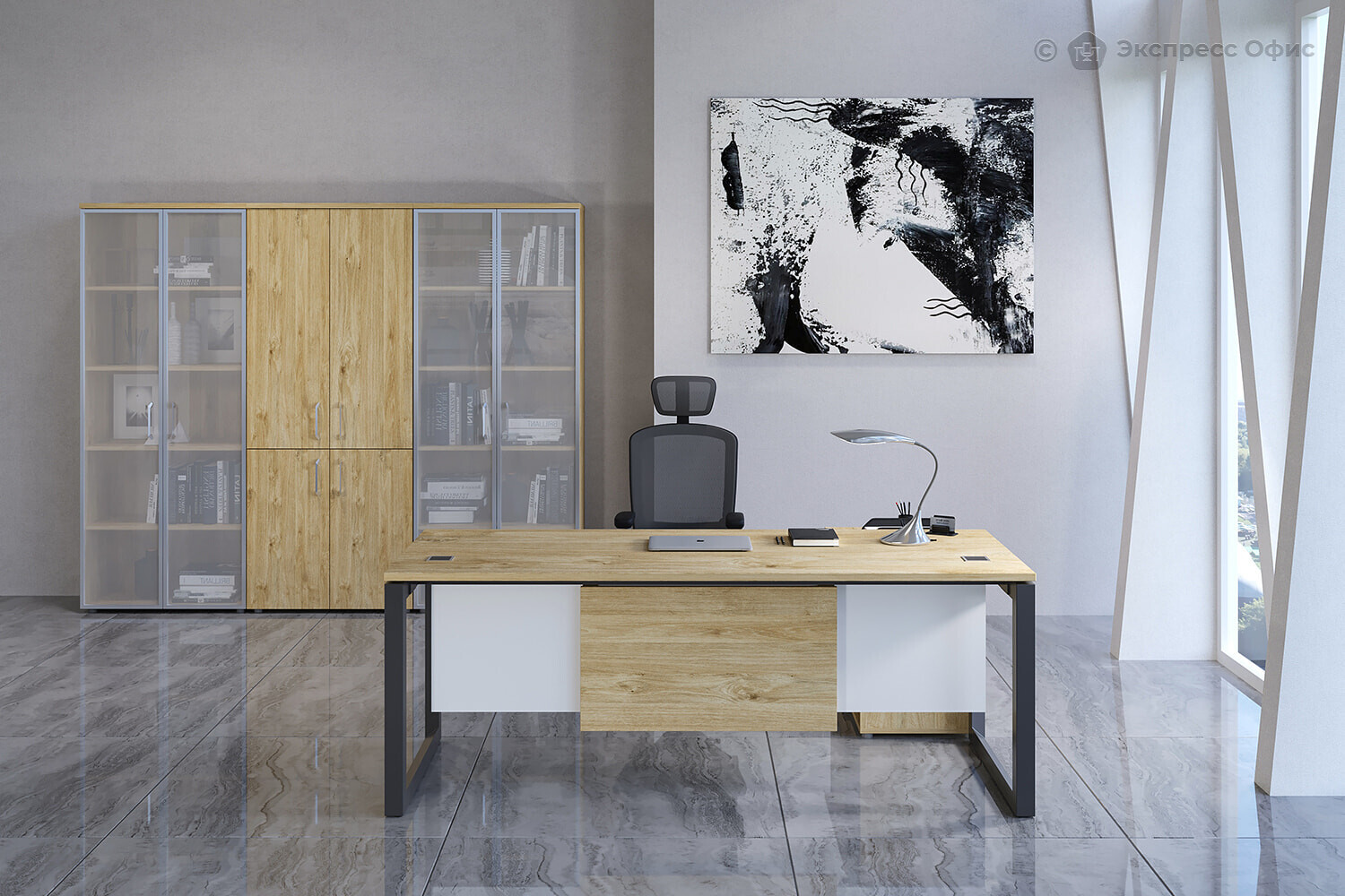 Onix Wood Direct Тиквуд светлый/Дуб светлый