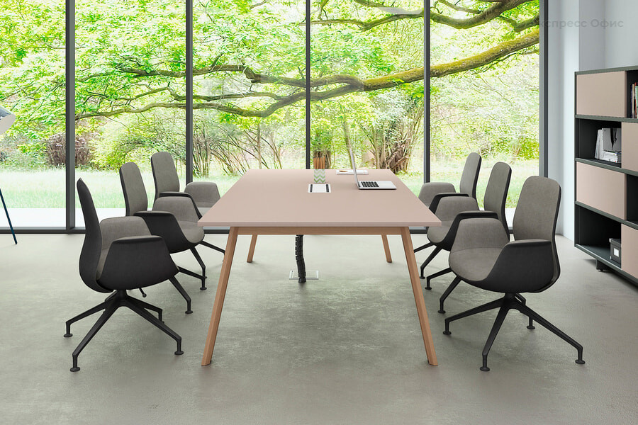 Столы для переговоров ArtWood Meeting Тортора/Бук - фото товара 3 из 7