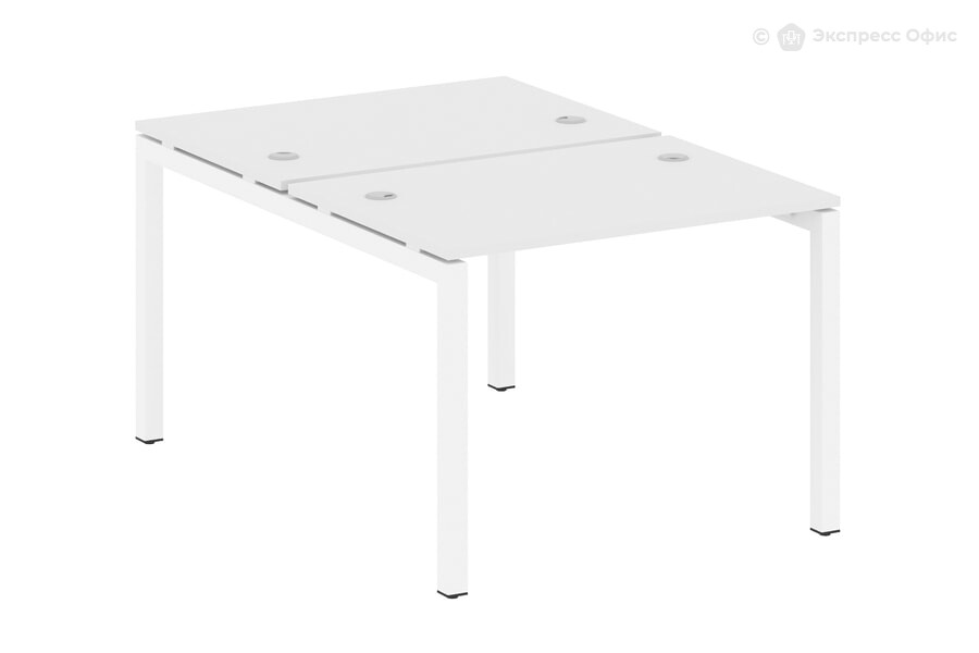  Бенч-стол на П-образном м/к Metal system quattro 50x50 50БП.РАС-СП-2.1 Белый/Металл белый - фото товара 1 из 1
