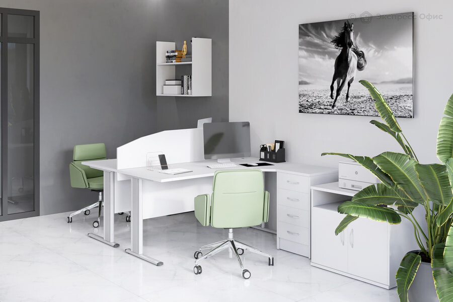 Офисная мебель для персонала Имаго-М Белый - фото товара 2 из 3