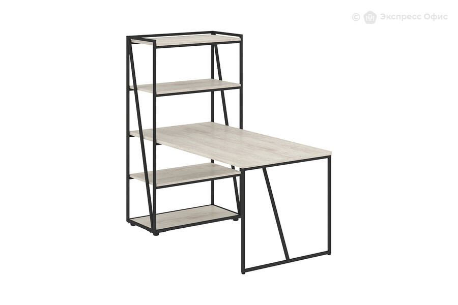  Стол компьютерный Loftis LMST 1515 Сосна Эдмонт/Черный металл - фото товара 1 из 3
