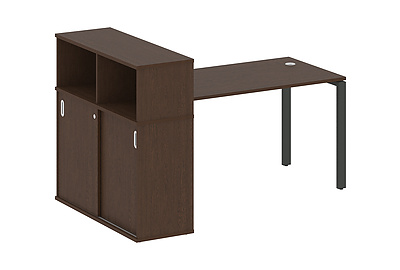Стол письменный с опорным шкафом-купе Metal system style БП.РС-СШК-3.3 - фото товара 1 из 3