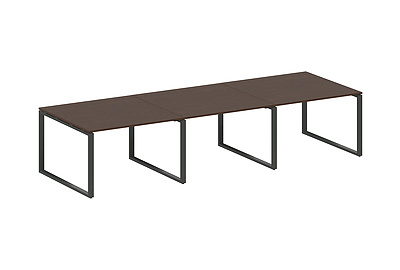 Стол для переговоров (3 столешницы) Metal system style БО.ПРГ-3.2 - фото товара 1 из 3