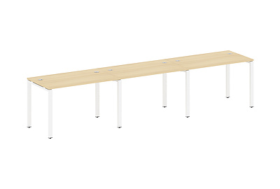 Стол-бенч линейный на 3 раб.места Metal system style БП.СМ-3.2 - фото товара 1 из 3