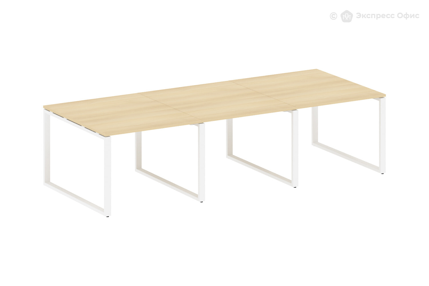 Стол для переговоров (3 столешницы) Metal system style БО.ПРГ-3.1 - фото товара 1 из 3