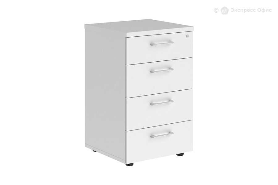  Тумба для документов приставная Xten-S XLC-4D.1 Белый - фото товара 1 из 1