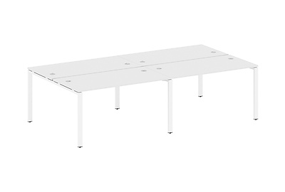 Стол-бенч двойной на 4 раб. места Metal system style БП.СМ-4.3 - фото товара 1 из 3