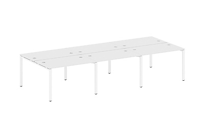 Стол-бенч двойной на 6 раб. мест Metal system style БП.СМ-6.2 - фото товара 1 из 3