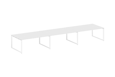 Стол для переговоров (3 столешницы) Metal system style БО.ПРГ-3.5 - фото товара 1 из 3