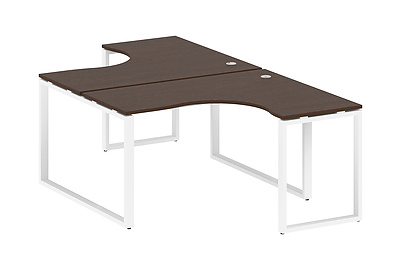 Стол-бенч двойной криволинейный Metal system style БО.РАС-СА-2.3 - фото товара 1 из 4