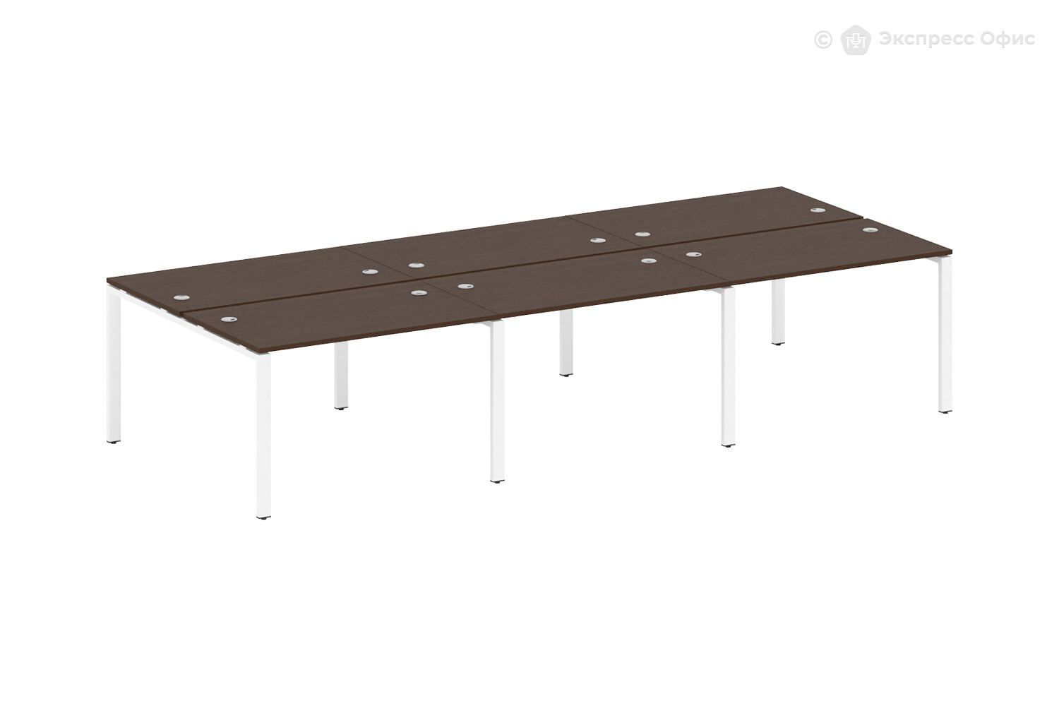 Стол-бенч двойной на 6 раб. мест Metal system style БП.СМ-6.2 - фото товара 1 из 4